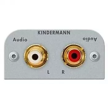 Pistikupesamoodul 2 x RCA Kindermann 7441000510