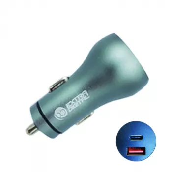 Laadija USB 3.0 + Type C: 12-24V, 36W, QC3.0 + PD
