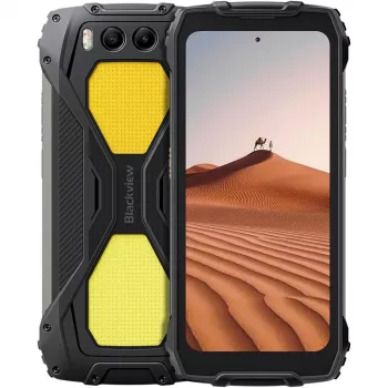 Blackview BV7300 16,9 cm (6,67) Dual SIM Android 14 4G 6 GB 256 GB 15000 mAh Must, Kollane