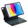 Folio case with Bluetooth klaviatuur Inateck KB09119-10 for Apple iPad 11 inch (27.9 cm) — Ühilduv with 11th Gen A16 2025 and 10.9 inch 10th Gen 2022