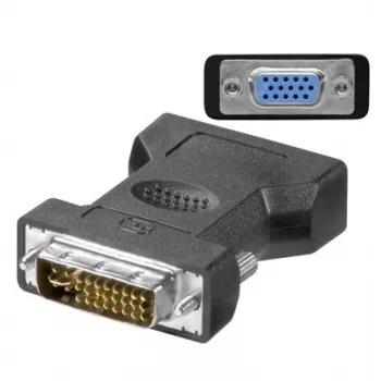 Microconnect MONAJ kaabli soovahetaja DVI-I 24+5Pin HD15 Must