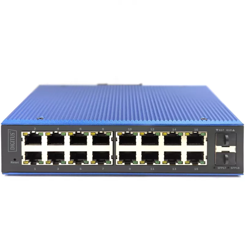 Hallatav kommutaator DIGITUS DN-651159 16+2-pordiline Gigabit Ethernet PoE