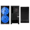 SILENOS PRO must versioon ARGB-ventilaatoriga karastatud klaasiga