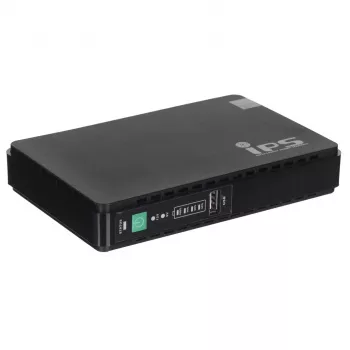 Toiteadapter/inverter MPL Power RouterUPS-30-PoE 30 W sisetingimustesse, 100–240 V, must, 160×105×28 mm