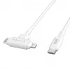 HYPER HyperJuice USB-kaabel USB 2.0 1.5 m USB C USB C/Lightning Valge
