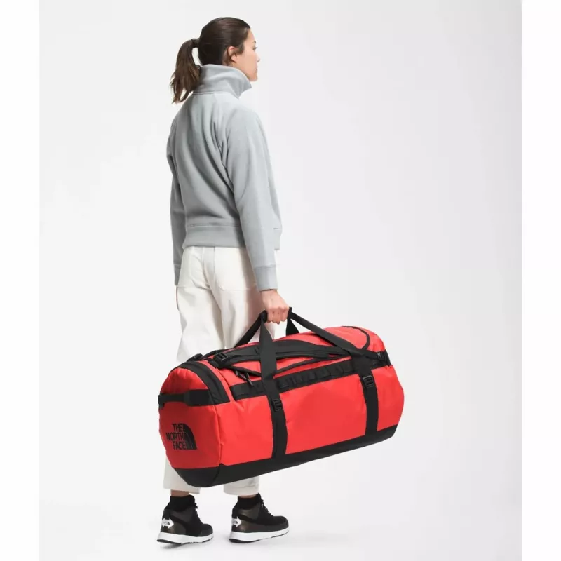The North Face Base Camp Duffel L spordikott 95 l polüester must, punane