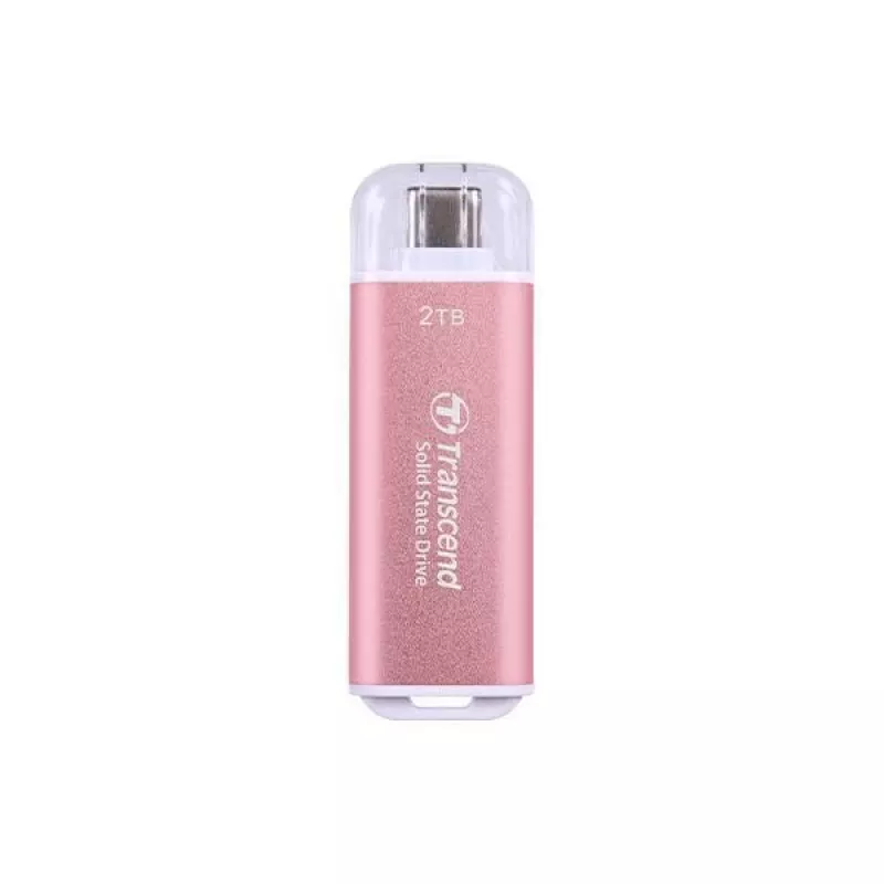 Transcend ESD300 väline pooljuhtketas 512 GB, USB USB-C, roosa