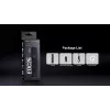 Taktikaline taskulamp Nitecore EDC25 — kahe LED-iga, 15 lm, alumiiniumkorpus, USB-laetav, IP54, löögikindel, must