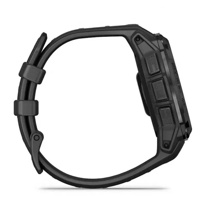 Nutikell GARMIN Instinct 3 45mm Solar Tactical Edition Must — 45mm, päikeseenergial laadimine, GPS, pulsikell