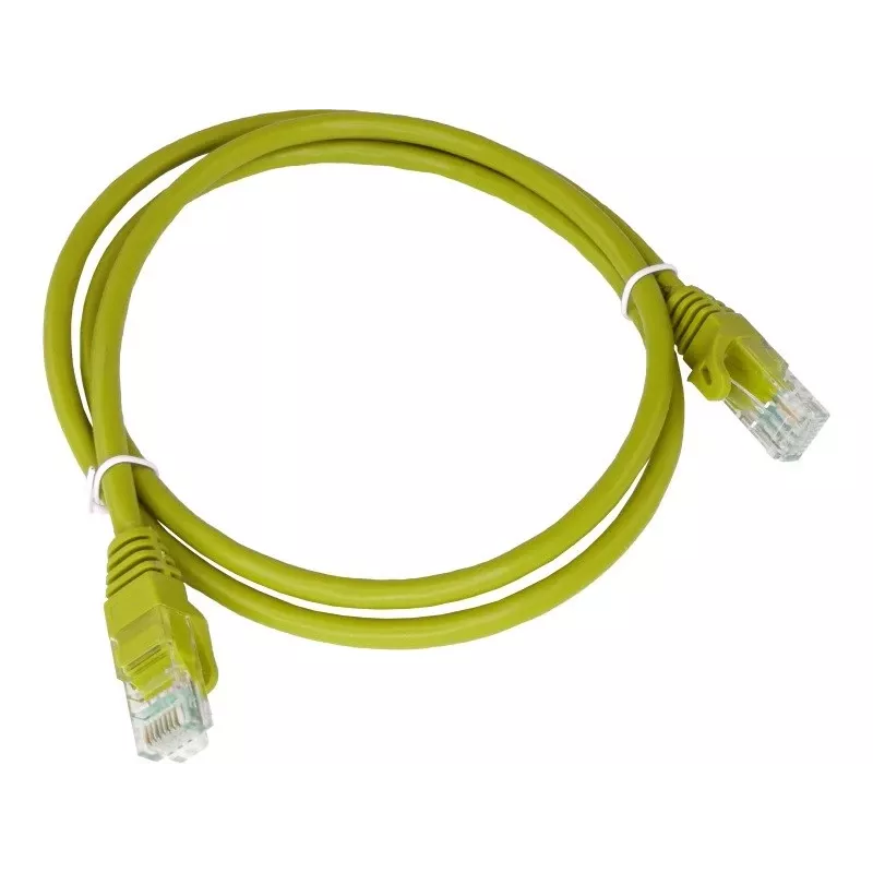 Alantec KKU5CZA1 võrgukaabel Kollane 0,25 m Cat5e U/UTP (UTP)