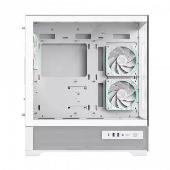 Gamemax korpus | VISTA 2 AW | Valge | Midi Tower | Toiteplokk pole kaasas