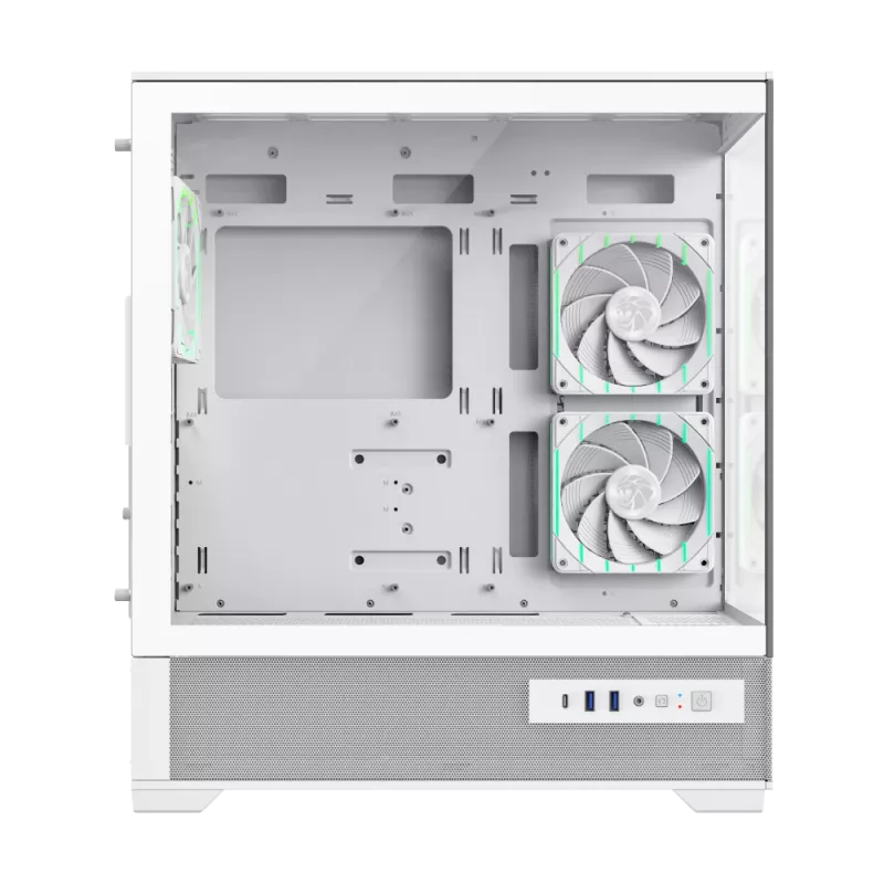 Gamemax korpus | VISTA 2 AW | Valge | Midi Tower | Toiteplokk pole kaasas