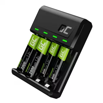 GC VitalCharger laadija 2xAA 2000mAh 2xAAA800mA