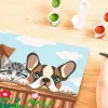 Maalimiskomplekt Ravensburger CreArt — koerad ja kassid (maalimisnumbritega komplekt)