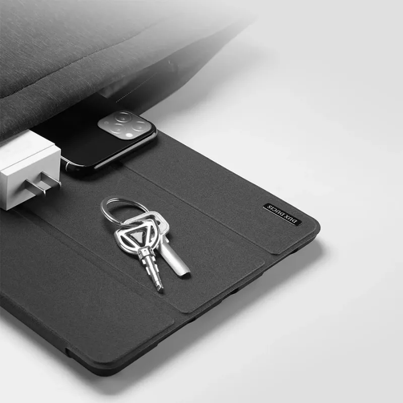 Tahvelarvuti ümbris dux ducis DUX DUCIS DOMO kokkupandav pliiatsihoidikuga iPad 10 (2022) must