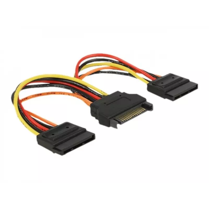 Sisemine toitekaabel DeLOCK 60143 0,15 m SATA 15-kontaktiline