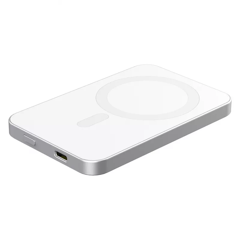 RealPower Powerbank PB-5000 MAG Hõbedane 5.000mAh