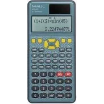 Maul MSC 417 lauakalkulaator sinine, must Ekraan (numbrikohti): 10 päikese- ja akutoitel (L x K x S) 8,5 x 2,1 x 16,1 cm (7270790)