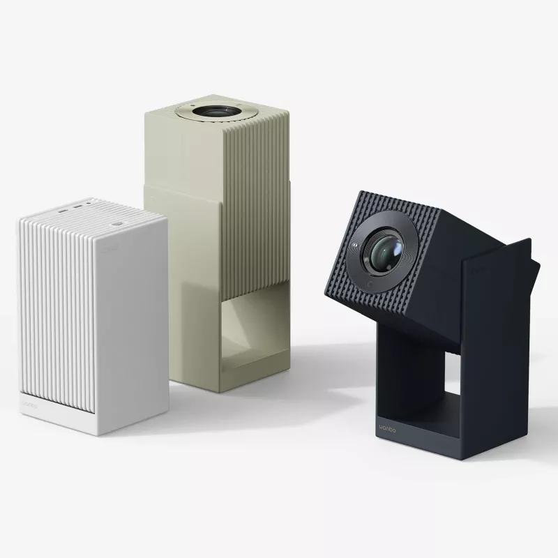 Portable LCD projector WANBO Cube 2 Pro — 500 ANSI luumenit, 1080p (1920x1080), LED, automaatne teravustamine, Android TV, 1,2:1 suum, 8 W, Must