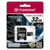MÄLUKAART MICRO SDHC 32GB ADAPTERIGA/CLASS10 TS32GUSDU1 TRANSCEND