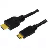 HDMI-kaabel LogiLink CH0023 2m HDMI tüüp A tüüp C must