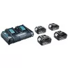 MAKITA TOITEKOMPLEKT 18V (BL1850Bx4+DC18RD) MAKPAC