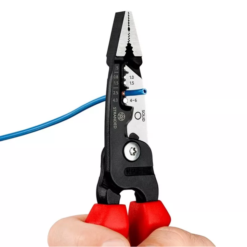 Knipex 13 72 200 ME kaablieemaldaja Must, Sinine, Punane, Roostevaba teras