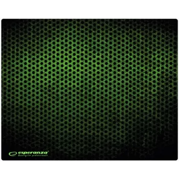 Hiirematt ESPERANZA EGP102G — mängurite kummimatt 300×240 mm, 3 mm, roheline/must, libisemisvastane