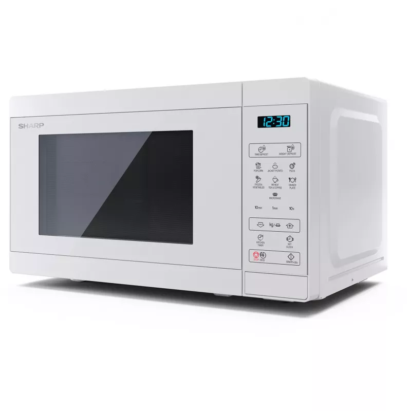 Sharp | Mikrolaineahi | YC-MS02E-C | Vabaltseisev | 800 W | Valge