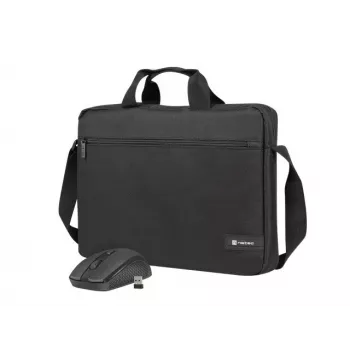 Kohver NATEC Wallaroo 39,6 cm (15,6 tolli) — Polüestrist sülearvutikohver, mahutab 15,6-tolliseid ekraane, must