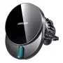 Traadita auto laadija Joyroom JR-ZS409 magnetiline, must — Qi magnetiline kinnitus nutitelefonidele