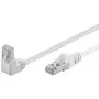 Wentronic Goobay CAT 5e paigalduskaabel 1x 90° nurga all, F/UTP, valge, 0,25 m - CCA vase segu, 1x RJ45-pistik 90° (8P8C) (94176)