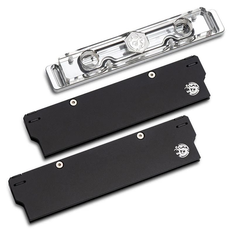 Bitspower Memory Cooler, DDR5, läbipaistev kahepoolne - 2 DIMMS
