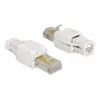 Juhtmepistik DeLOCK 86415 RJ-45 valge