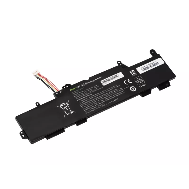 Sülearvuti aku roheline Cell SS03XL HP EliteBook 735 830 840 G5/G6 jaoks 11,4 V 4100 mAh
