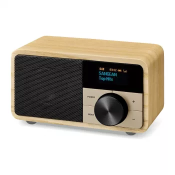 Lauaraadio Sangean DDR-7 Natural Wood FM AM Bluetooth, puidust korpus, FM/AM tuuner, Bluetooth-heli