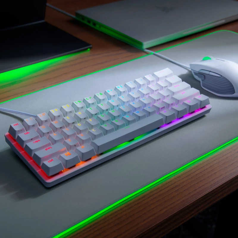 Razer Huntsman Mini klaviatuur mängimiseks USB QWERTY inglise valge