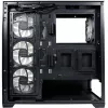 LC-Power korpus MidiTower 715B must USB3.2/Audio ilma toiteplokita SEAMLESS_X (LC-715B-ON)