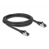 Võrgukaabel DeLOCK 80572 RJ-45 Cat8.1 2 m Must