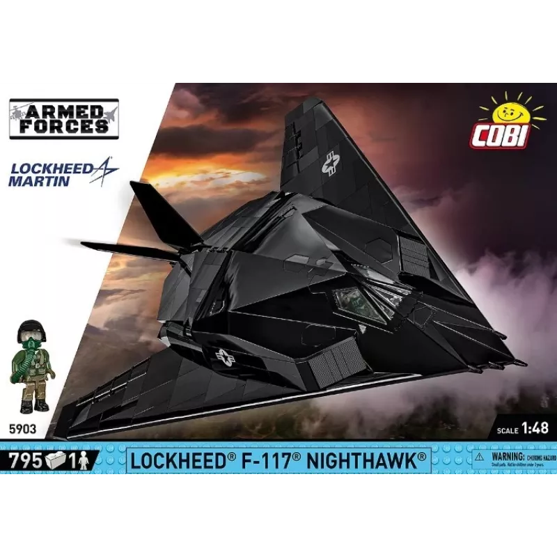 Lockheed F-117 Nighthawk mudelikomplekt (mõõtkavas 1:48)