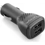 TomTom kiirlaadimisega topeltlaadija - Auto toiteplokk - 2,4 A - 2 väljundporti (USB) - GO 5200, 620, 6200, GO Professional 520, 620, 62XX, RIDER 410, 42, 450, 500, 550, VIA 53 jaoks