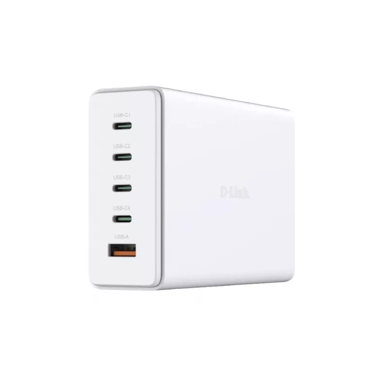 D-Link 240 W GaN laadija, siseruumides, vahelduvvool, valge