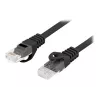 Võrgukaabel LANBERG PCU6-10CU-0025-BK Cat6 F/UTP RJ-45 0,25 m Must