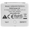 Nutirelee Shelly Relay EM Mini Gen4 1-kanaliline Wi‑Fi Matter Zigbee Bluetooth 8A, 110–240 V, energiamõõtur