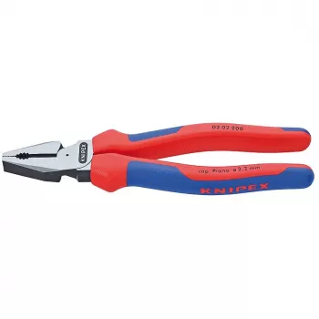 KNIPEX 02 02 200 - Kontrolltangid - Teras - Plastik - Sinine/punane - 20 cm - 342 g