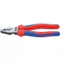 KNIPEX 02 02 200 - Kontrolltangid - Teras - Plastik - Sinine/punane - 20 cm - 342 g