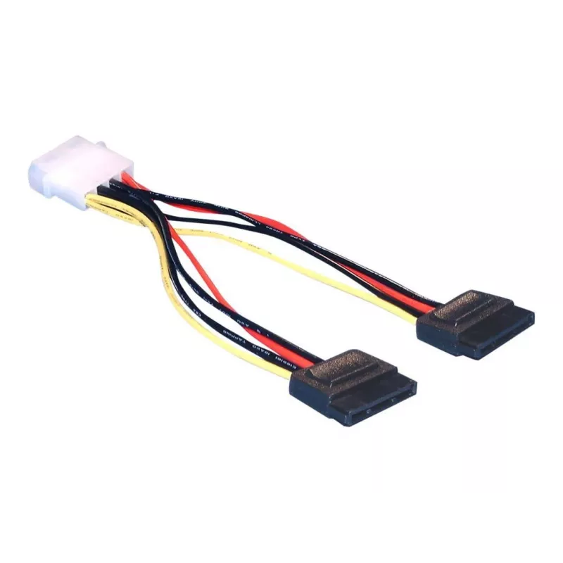 Toitekaabel SATA HDD 2x DeLOCK 60102 0,112m
