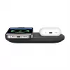 Belkin WIZ021VFBK – 2-in-1 juhtmevaba laadimispadi Qi2 tehnoloogiaga 15 W, must