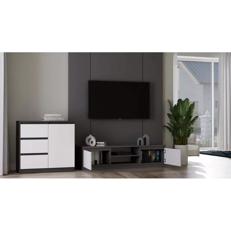 RTV 140 MALWA ANTHRACITE/Valge