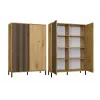 KAMARO 2DD õhuke/GŁ tamm ARTISAN DISPLAY CABINET